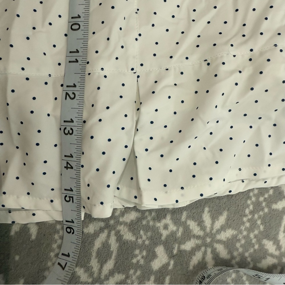 NWT Tasc Peformance Rhythm Tennis Skirt White Ace Dot‎ Size X-Large - Picture 10 of 12